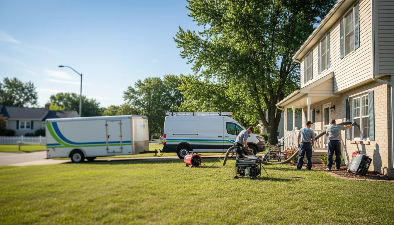 Flooded Basement Restoration And Cleanup With Repair in Dowagiac, MI near me